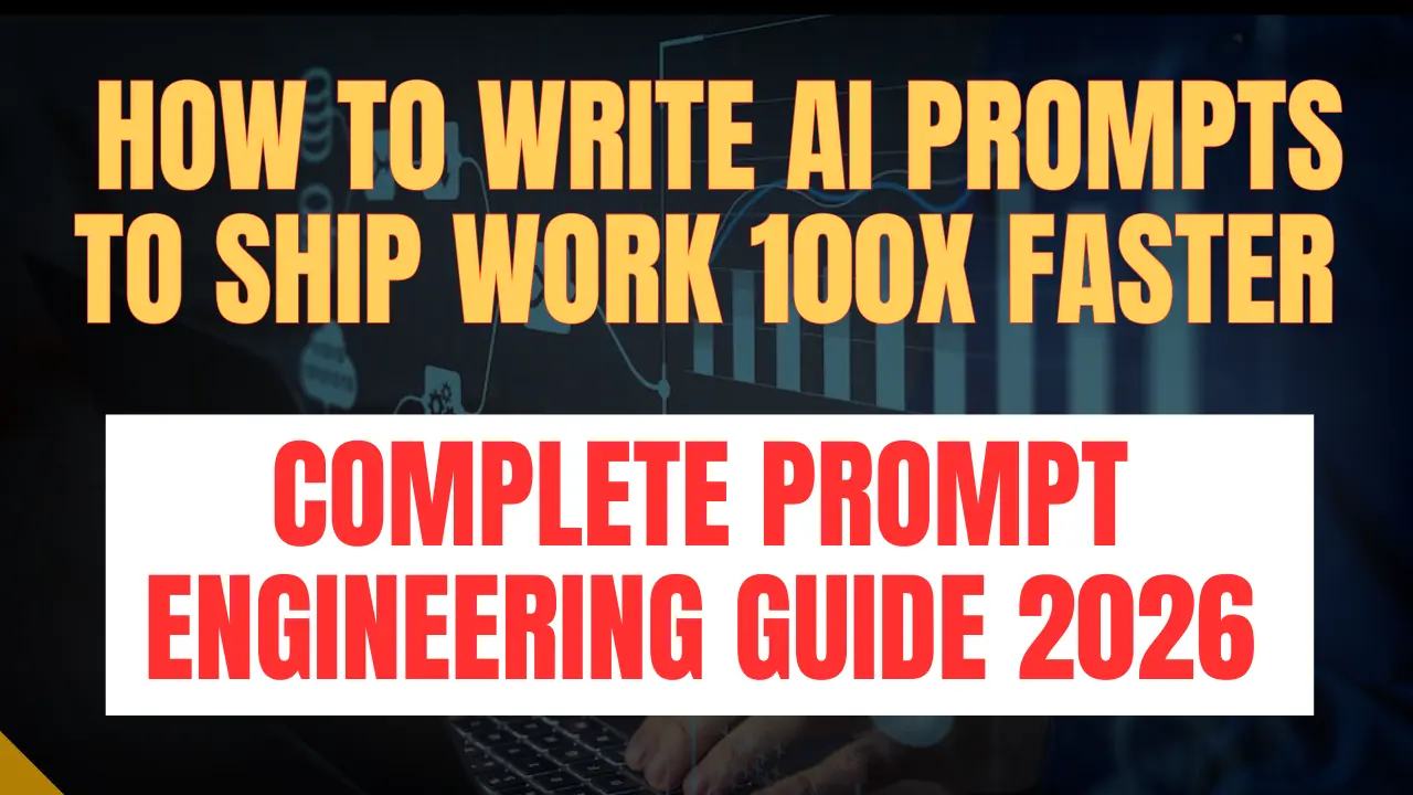 How to write AI Prompts to ship work 100x faster Complete Prompt Engineering Guide 2026